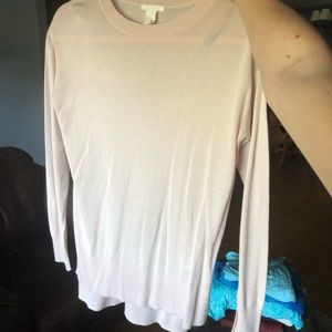Light pink long sleeve top